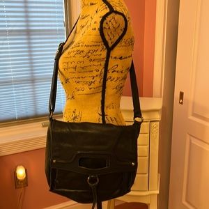 Lucky Brand Soft Black Leather Handbag